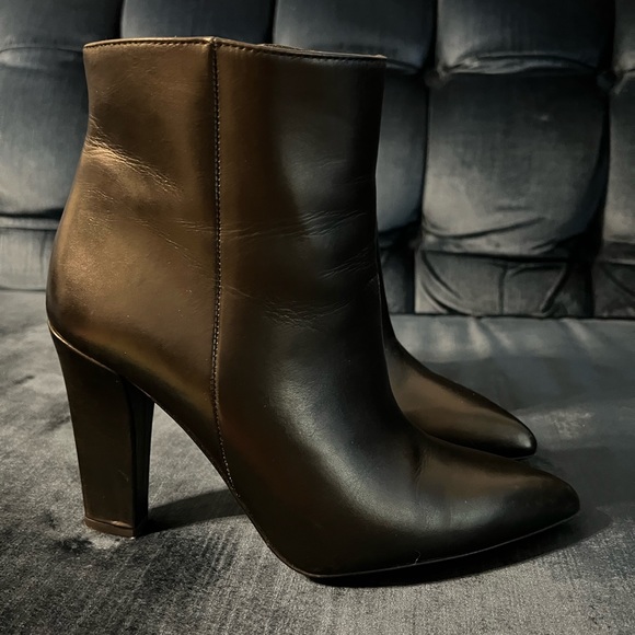 Ankle Leather Boots - Picture 2 of 5